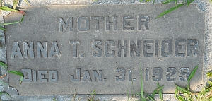 Anna's Gravestone