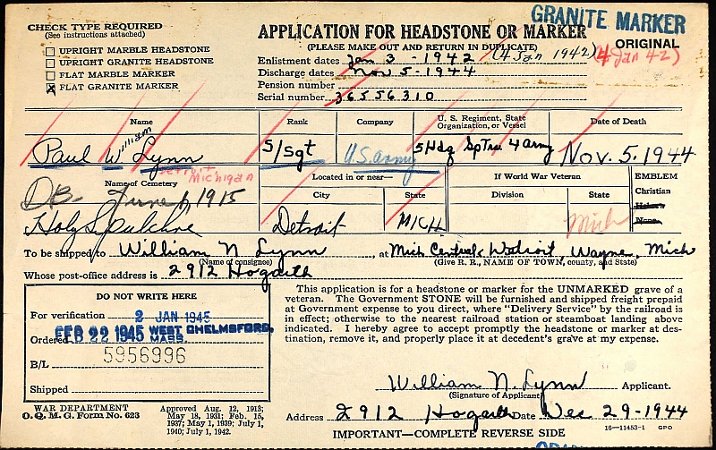 Headstone Application