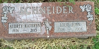 Lou J. Schneider headstone