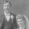 peter & rose schneider wedding portrait, 1899