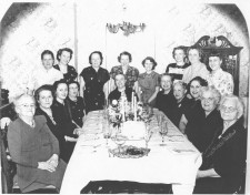 Taken early 1950 of Schneider, Blesser, Schaefer, Huerter women - all related one way or another, all born, married, and living in Wilmette, and now probably having died there too.