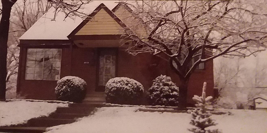 circa 1970s Our House in Winter