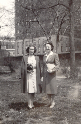 Elenor Schneider and her cousin Ruth Padberg