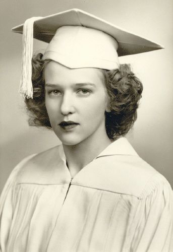 Winnie Schneider's 1947 Graduation Portrait