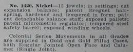 Catalog page detail 1420 grade Catalog page detail 1420 grade Colonial Series